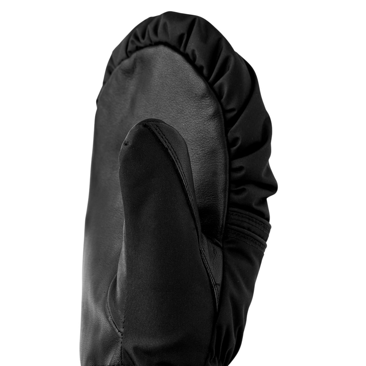 Manicotto da sci Hestra Primaloft Leather, donna, nero