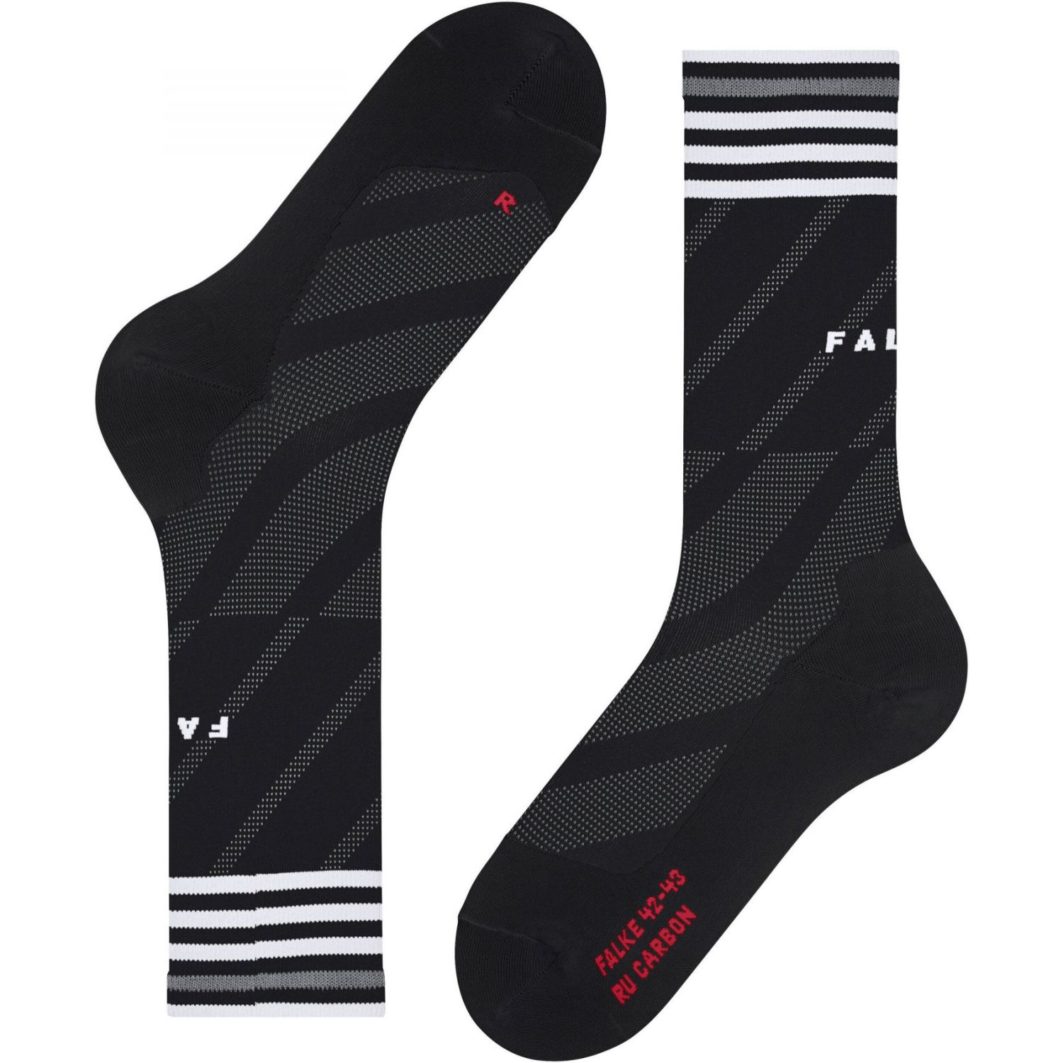 Meia de corrida Falke RU Ultralight, homem, preto