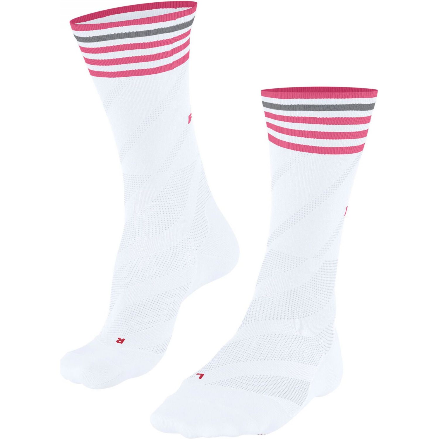 Meia de corrida Falke RU Ultralight para mulher, branca