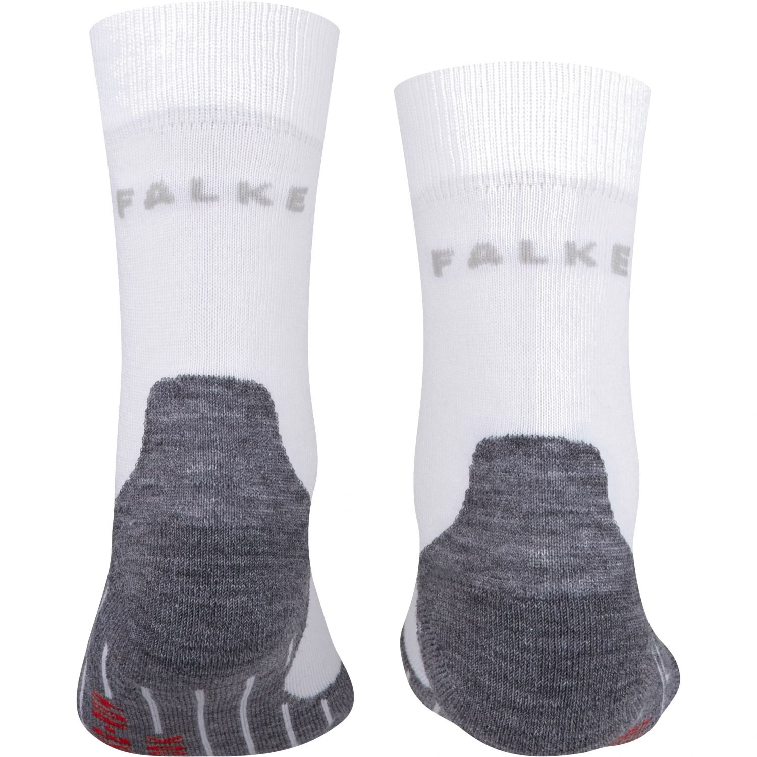 Meias de corrida Falke RU4, júnior, branco