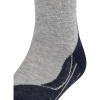 Meias de corrida Falke RU4, júnior, cinzento claro