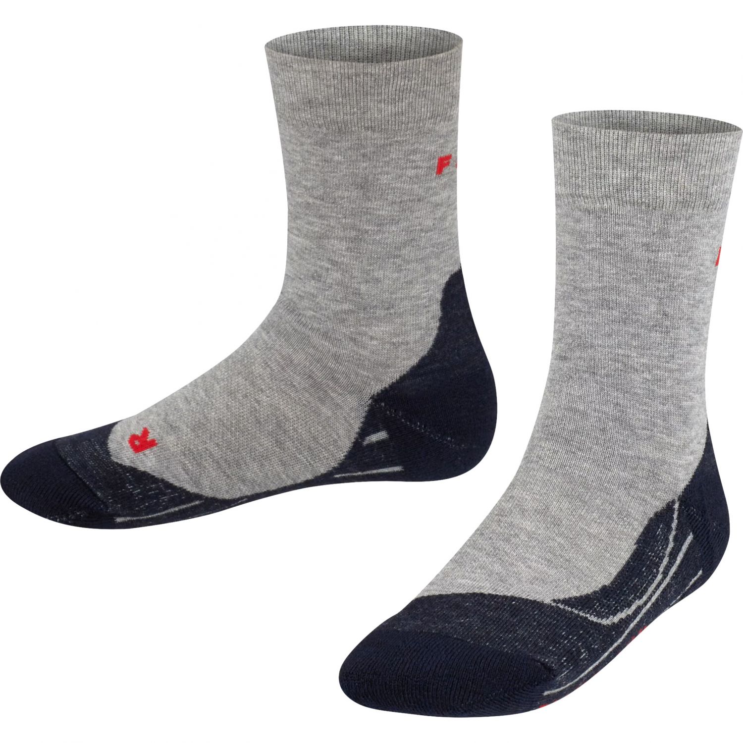 Meias de corrida Falke RU4, júnior, cinzento claro