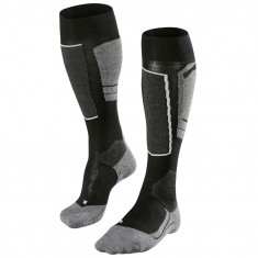 Meias de esqui Falke SK4, mulher, preto