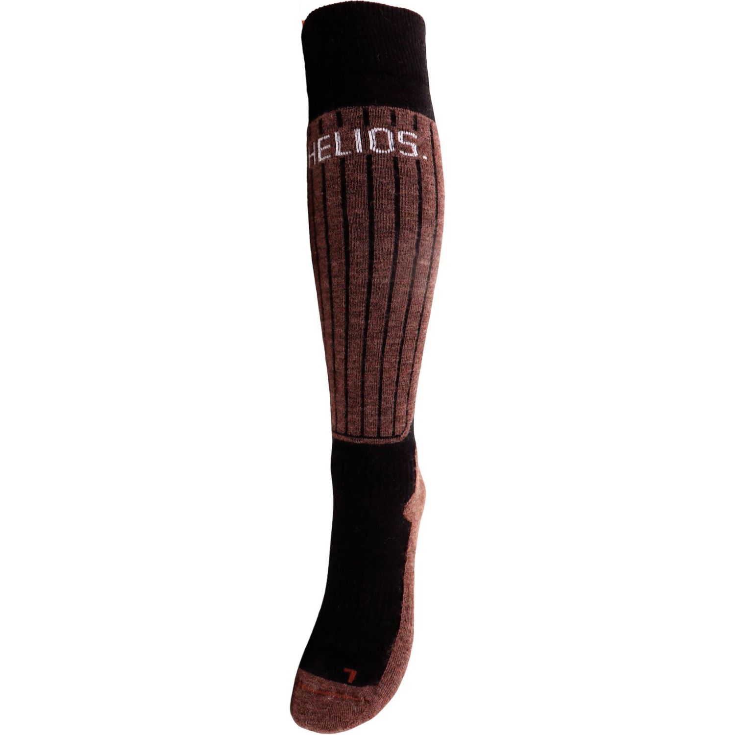 Meias de esqui Helios Merino One 60, castanhas