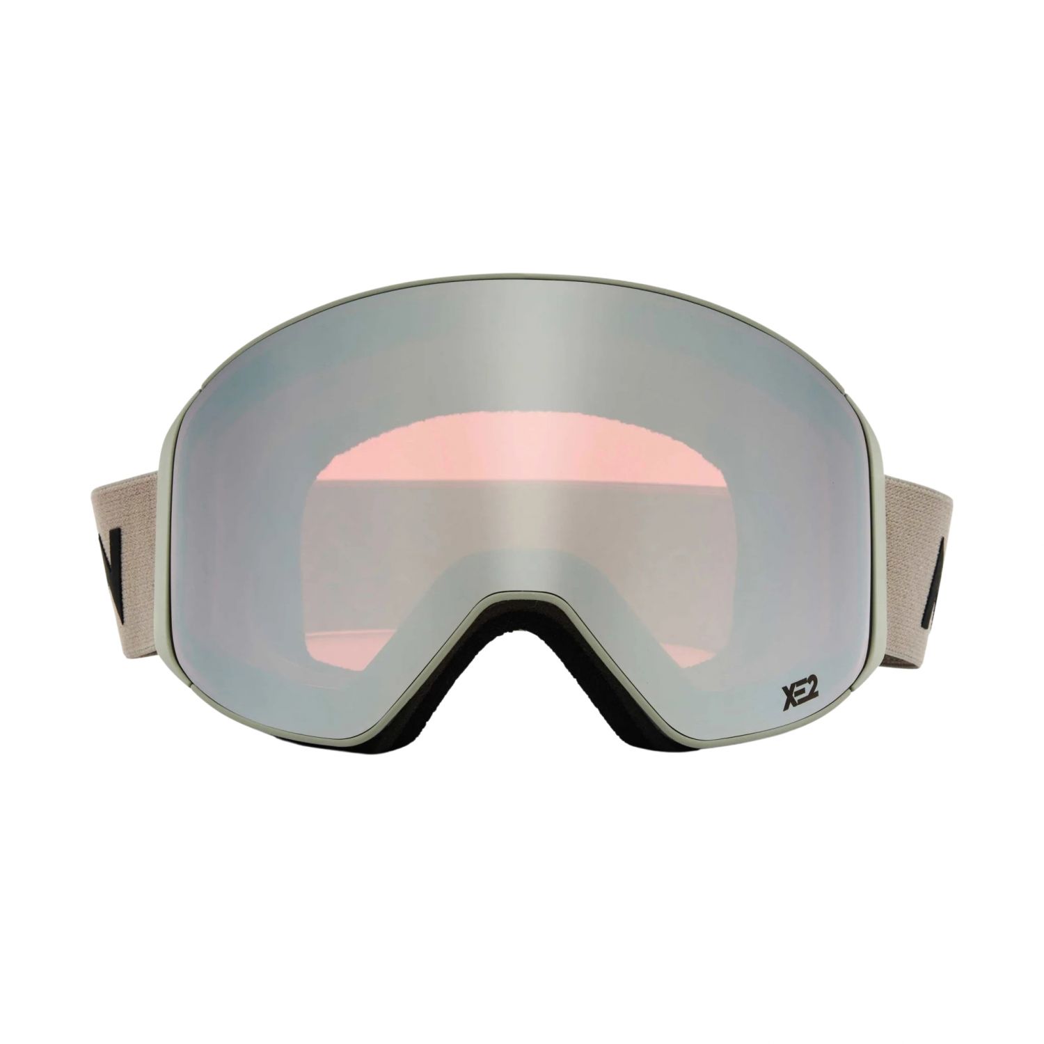 MessyWeekend Clear XE2, masque de ski, gris clair