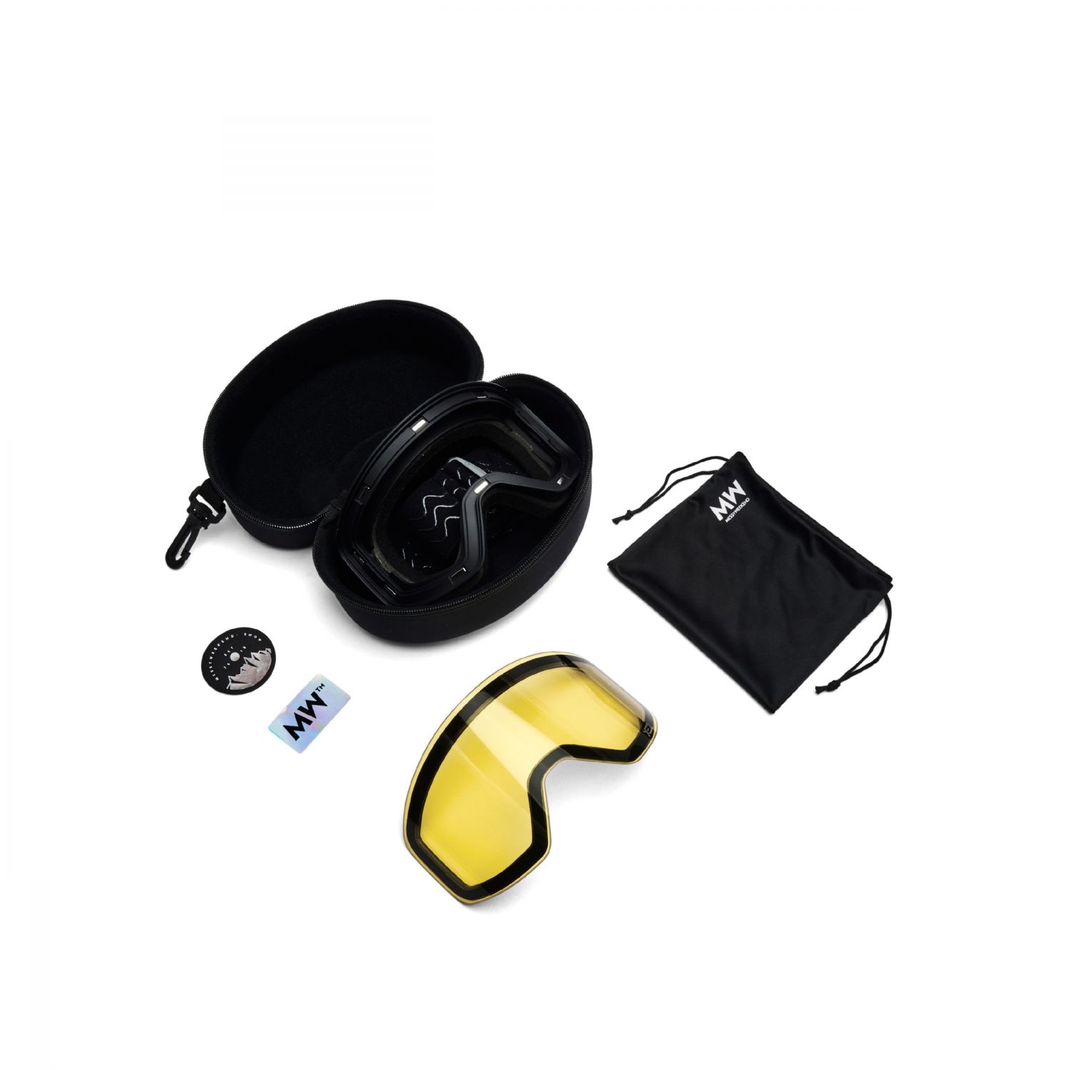 MessyWeekend Clear XE2, occhiali da sci, bianco, Edizione limitata, Skisport.dk