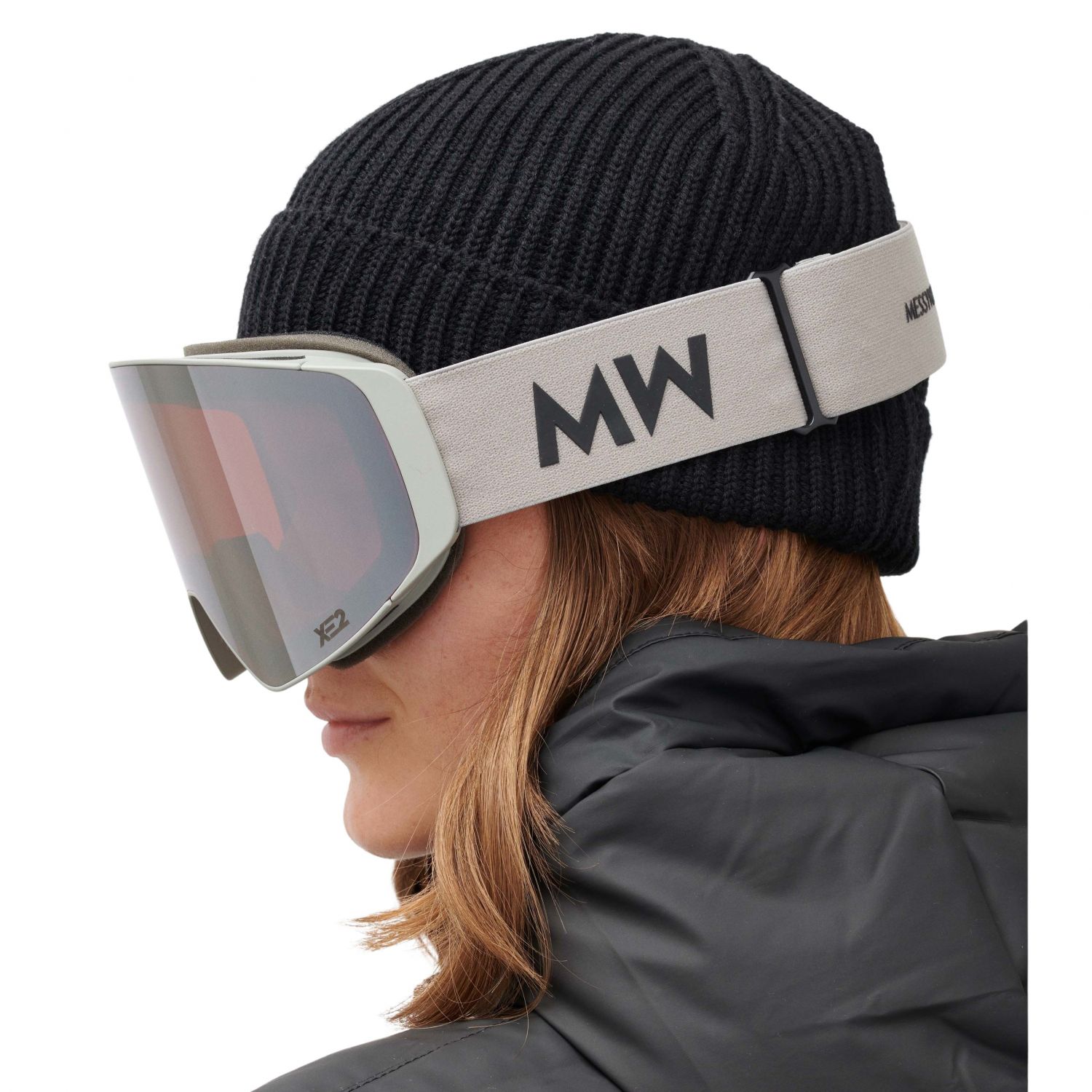 MessyWeekend Clear XE2, Skibriller, Light Grey