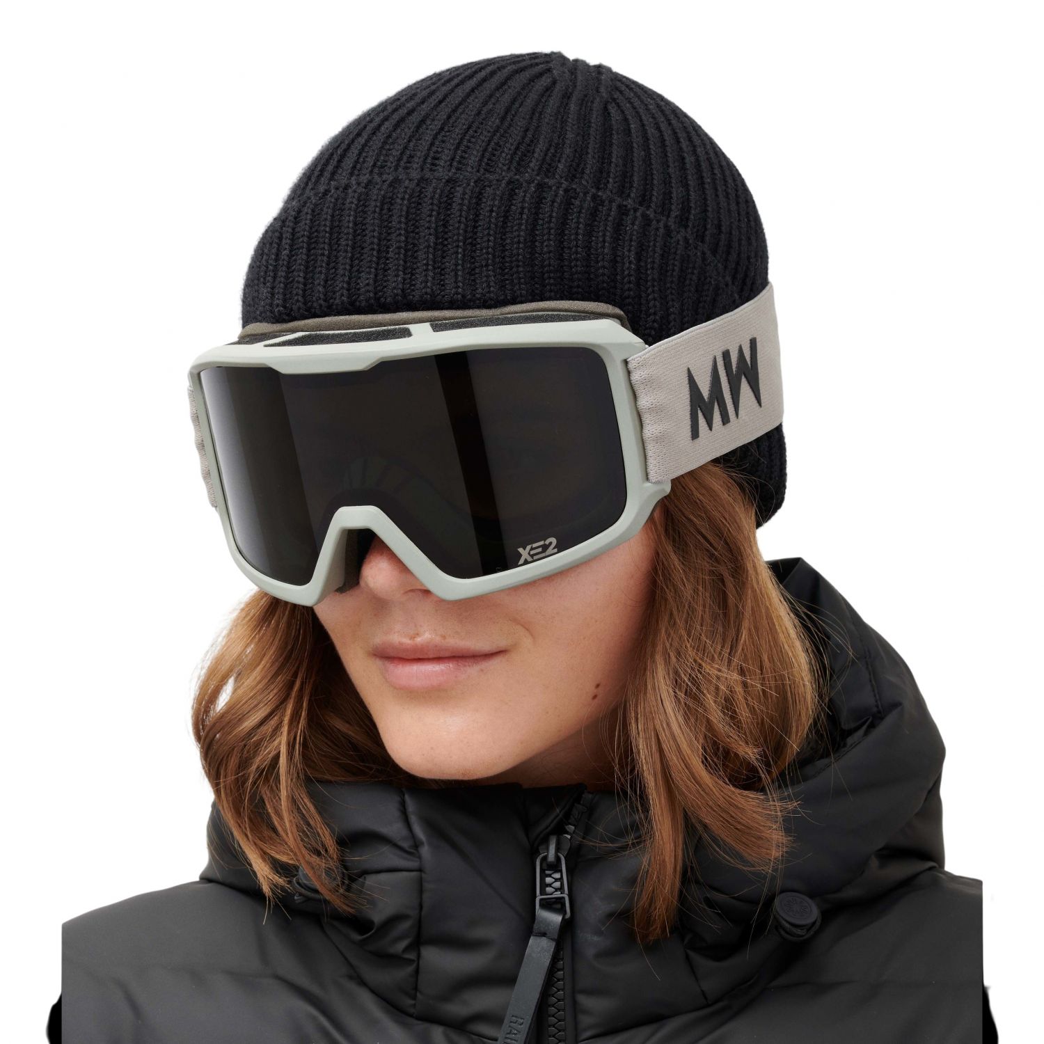 MessyWeekend Ferdi, ski bril, lichtgrijs