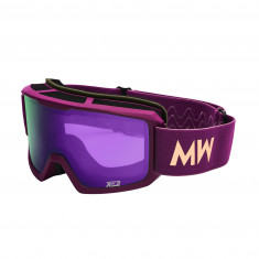 MessyWeekend Ferdi, ski goggles, silver pink