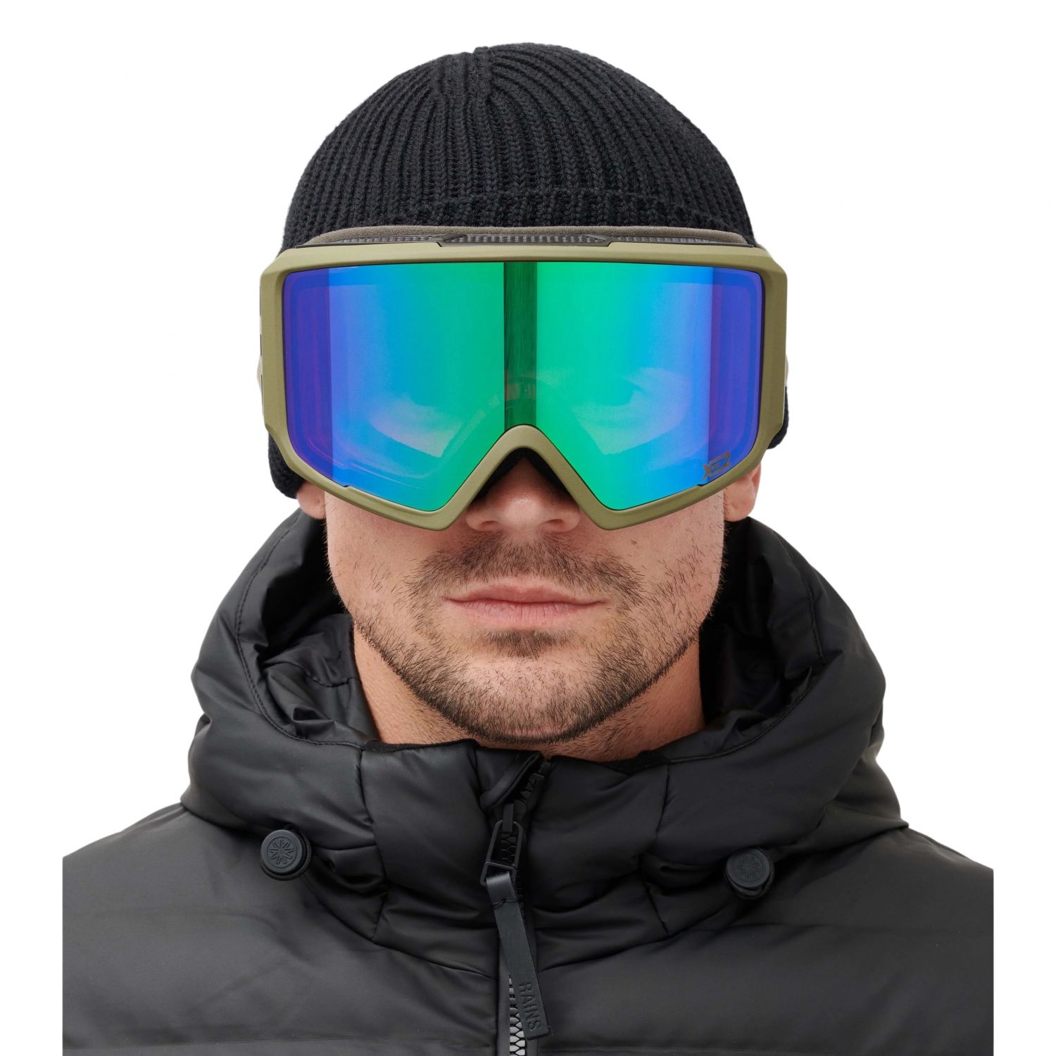 MessyWeekend Flip XE2, gafas de esquí, verde