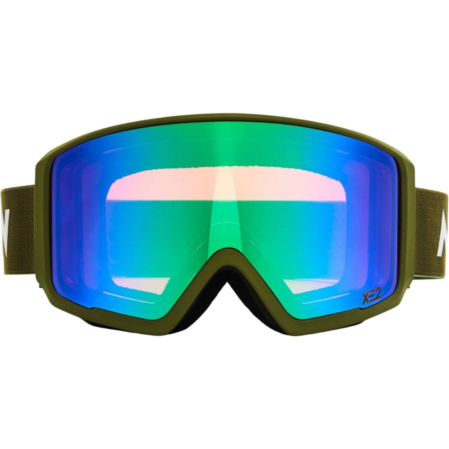 MessyWeekend Flip XE2, gafas de esquí, verde