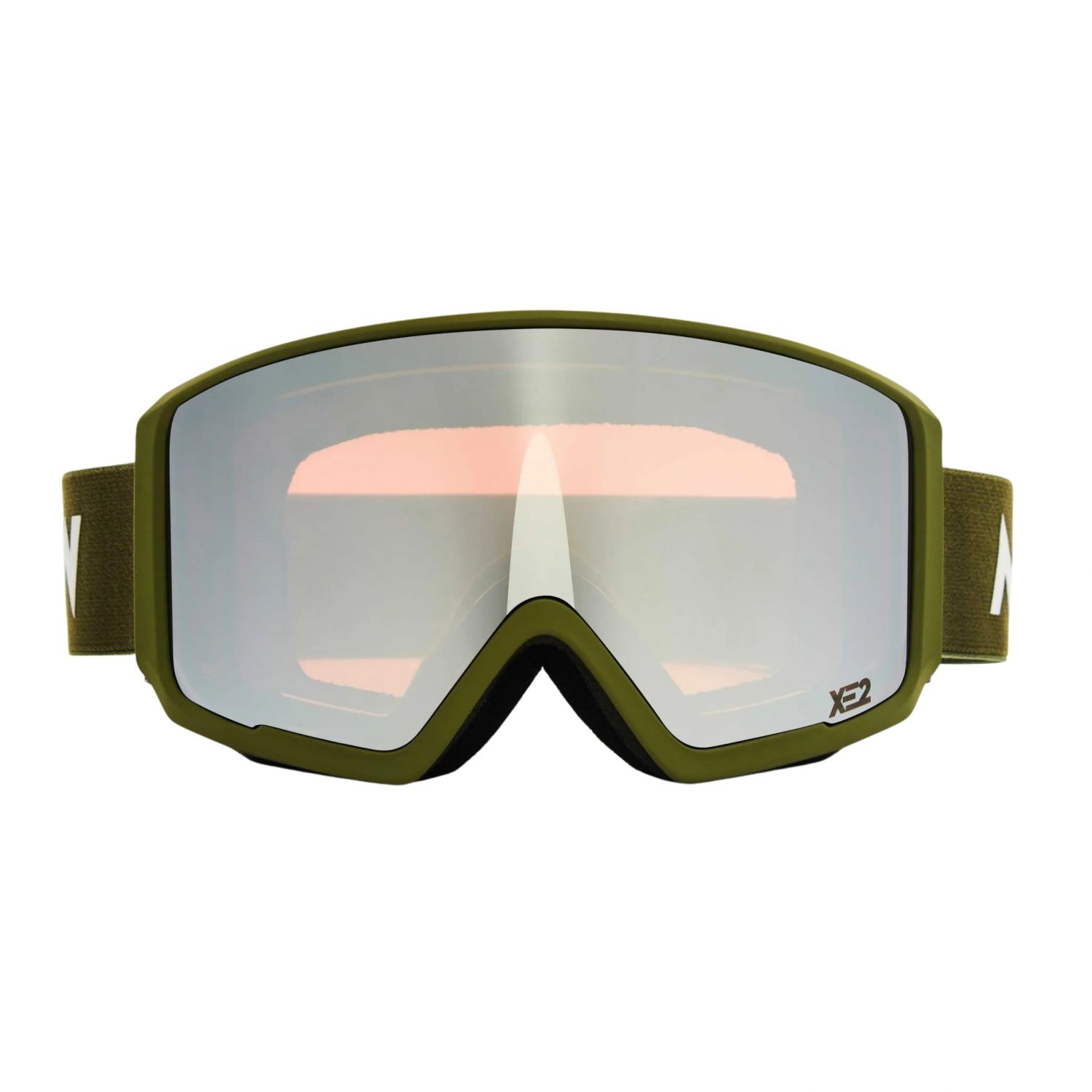 MessyWeekend Flip XE2, maschere da sci, verde