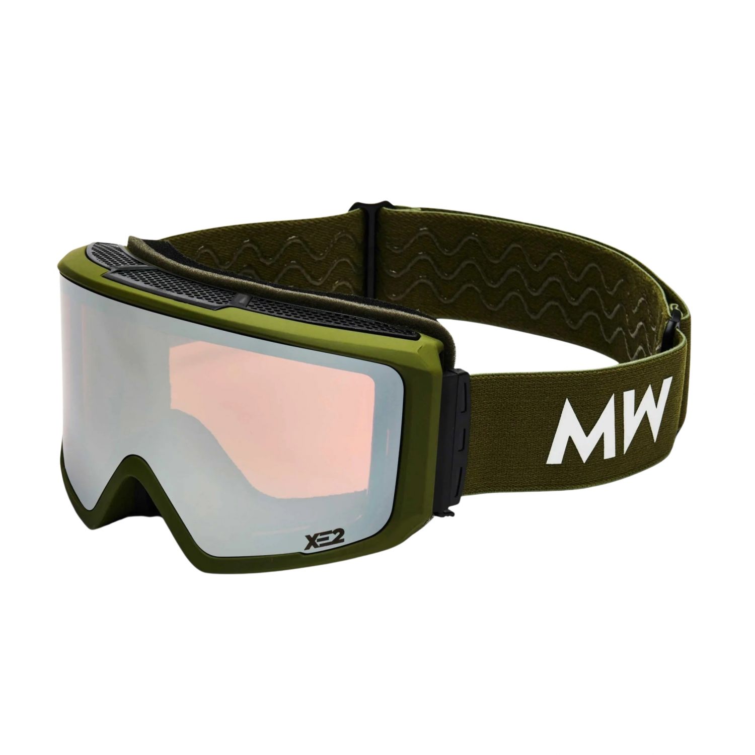 MessyWeekend Flip XE2, masque de ski, vert