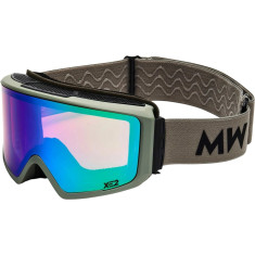 MessyWeekend Flip XE2, ochelari de schi, gri deschis