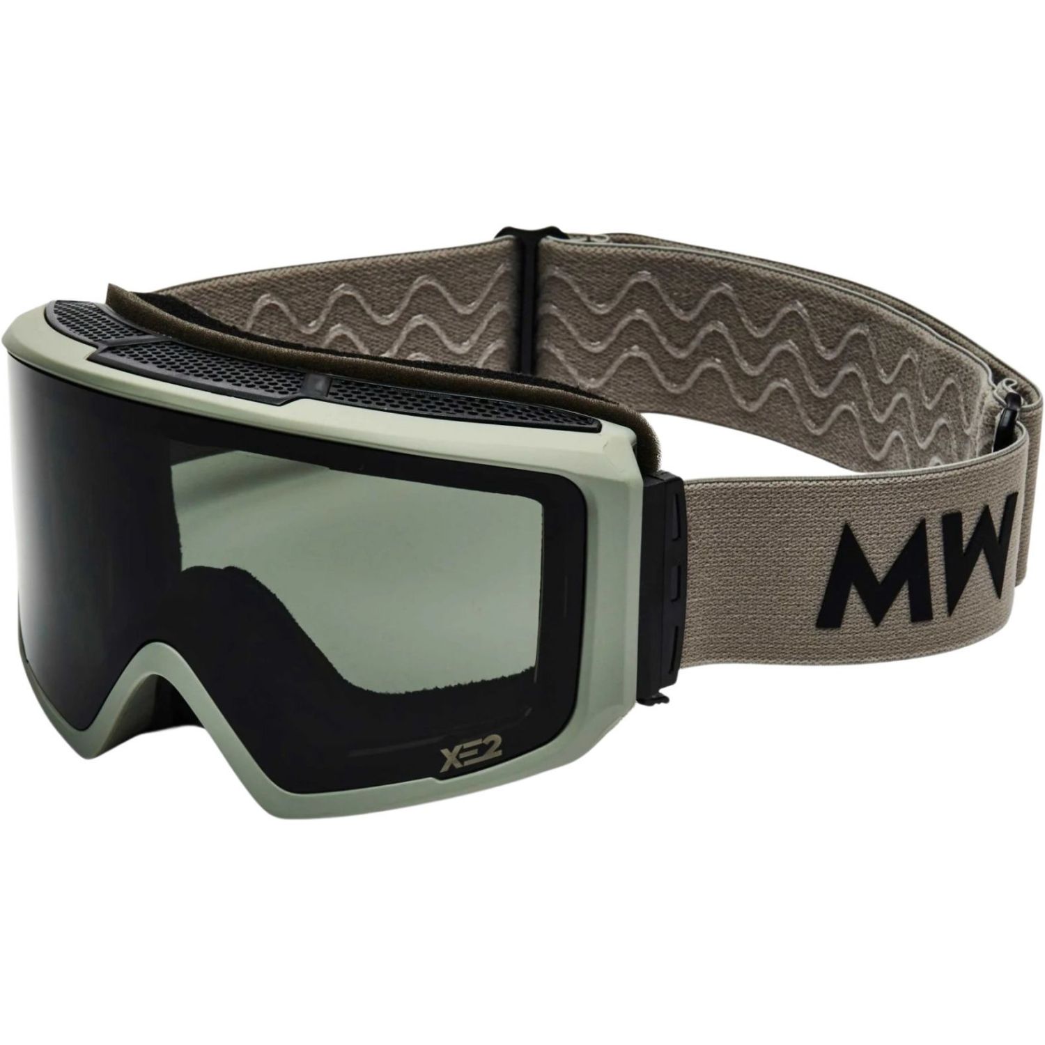 MessyWeekend Flip XE2, ochelari de schi, gri deschis