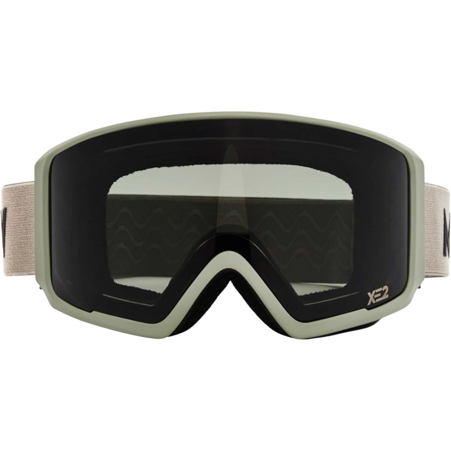 MessyWeekend Flip XE2, ochelari de schi, gri deschis