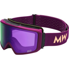 MessyWeekend Flip XE2, óculos de esqui, roxo