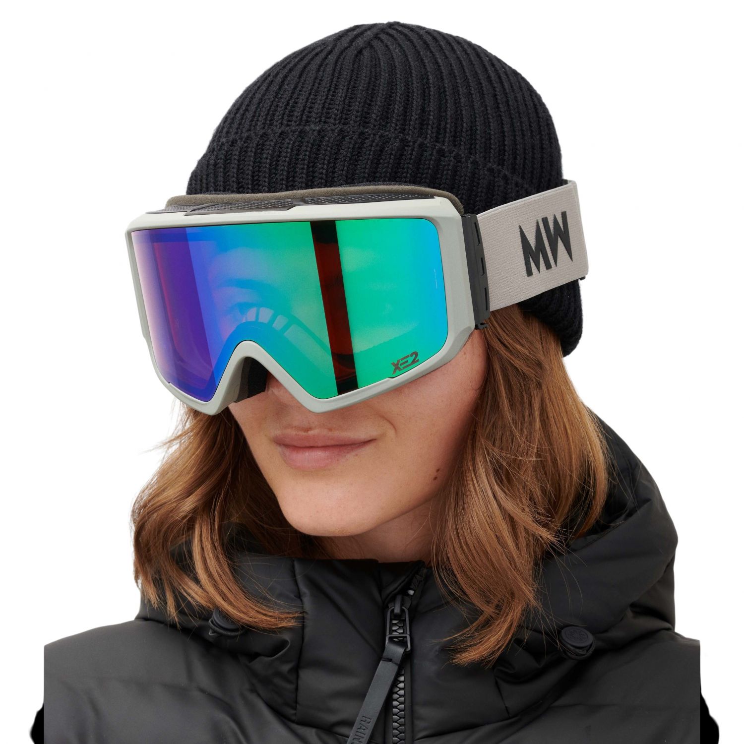 MessyWeekend Flip XE2, ski bril, lichtgrijs