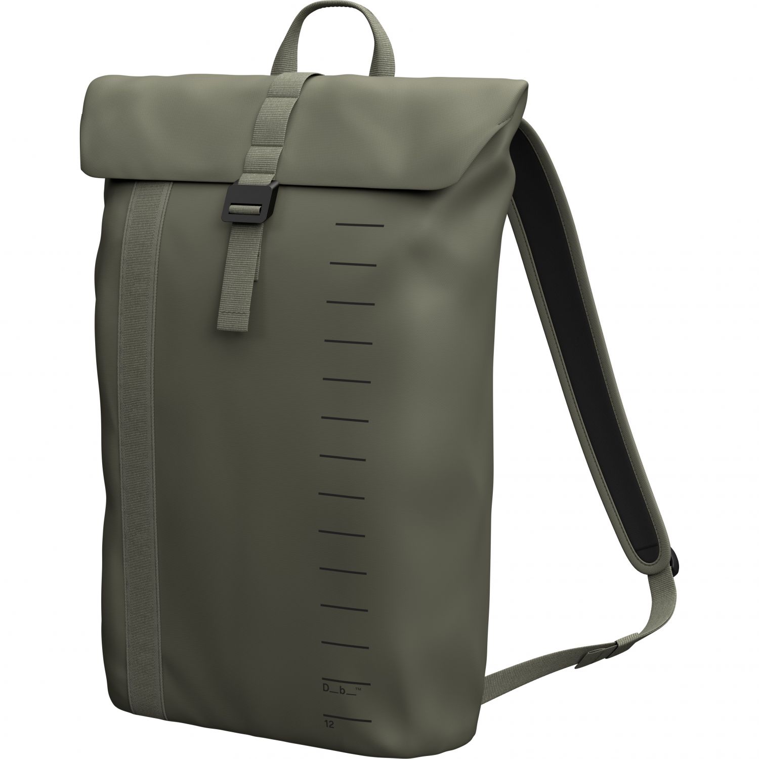 Mochila Db Essential, 12L, verde musgo