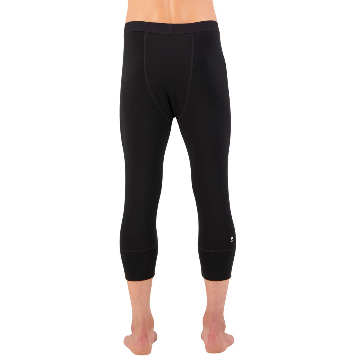 Mons Royale Cascade Merino Base Layer 3/4, base layer pants, men, black