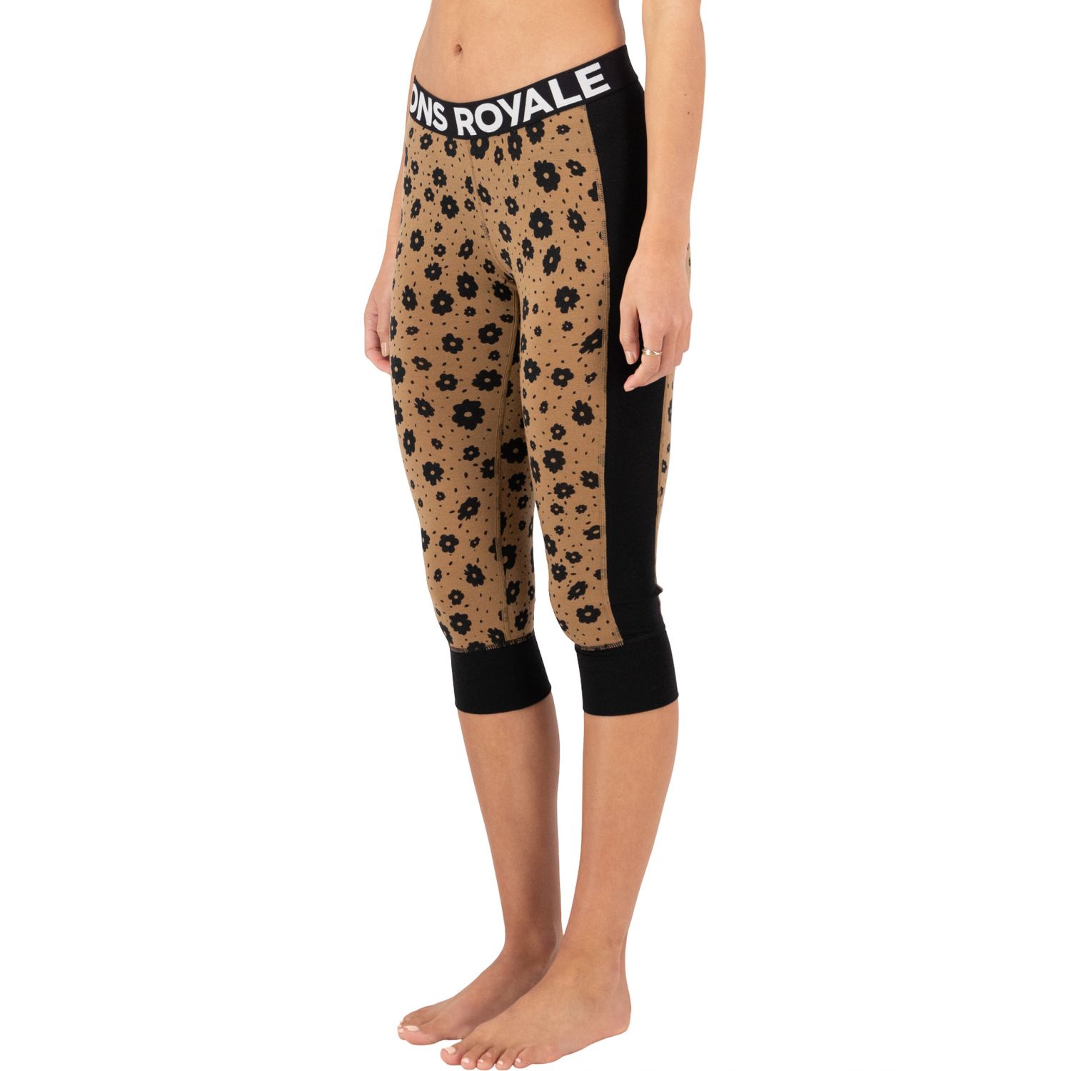 Mons Royale Cascade Merino Base Layer 3/4, base layer pants, women, aoraki lily toffee