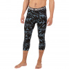 Mons Royale Cascade Merino Base Layer 3/4, cuecas de esqui, homem, azul