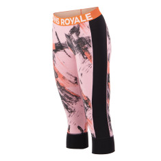 Mons Royale Cascade Merino Base Layer 3/4 Legging, funk?ní spodky, dámské, r?žová/?erná
