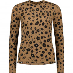 Mons Royale Cascade Merino Base Layer, camiseta térmica, mujer, marrón