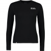 Mons Royale Cascade Merino Base Layer, camisola térmica de esqui, feminino, preto