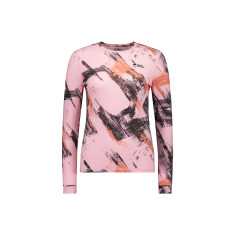 Mons Royale Cascade Merino Base Layer Long Sleeve, skiundertrøje, dame, lyserød