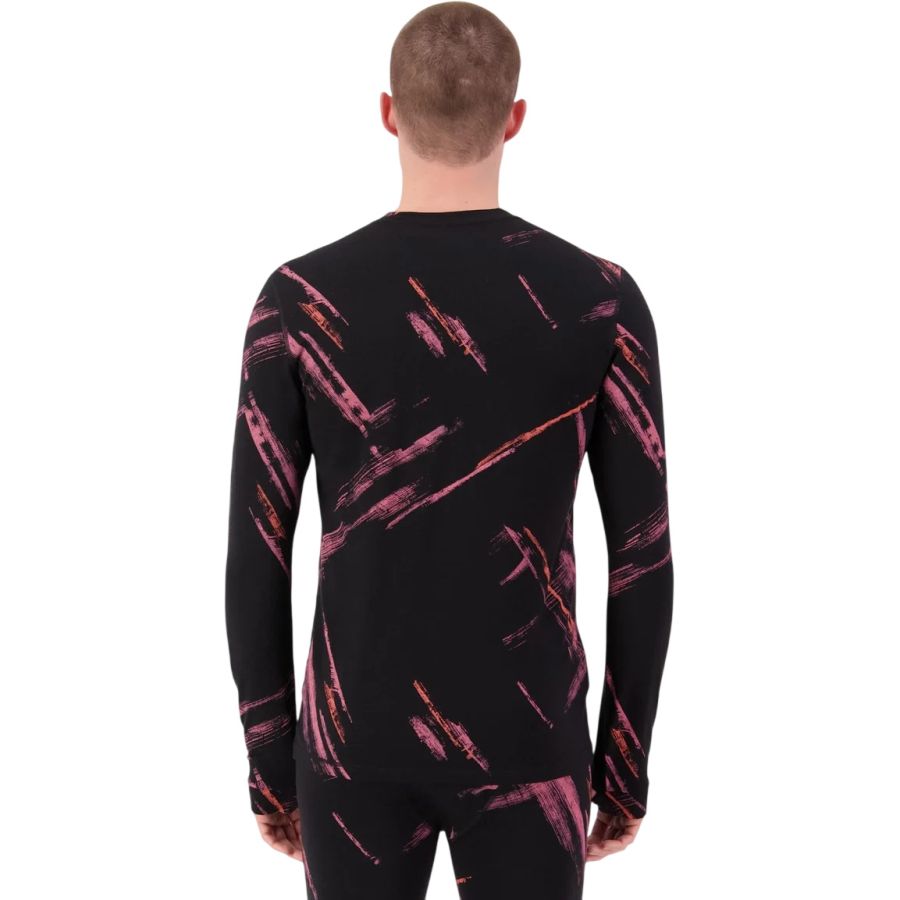 Mons Royale Cascade Merino Base Layer Long Sleeve, skiundertrøje, herre, airbrush