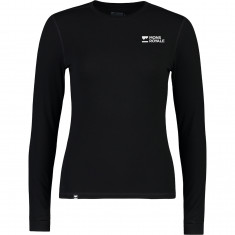 Mons Royale Cascade Merino Base Layer, lyžiarska spodná vrstva, dámska, čierna