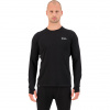 Mons Royale Cascade Merino Base Layer, pánske lyžiarske spodné tričko, čierna