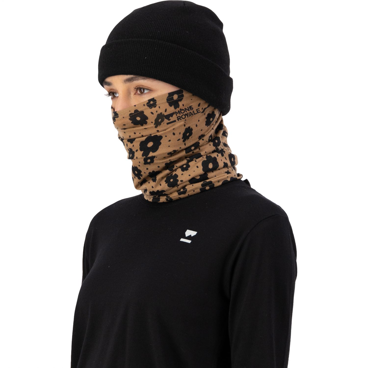 Mons Royale Daily Dose Merino, nekwarmer, bruin