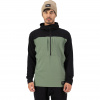 Mons Royale Offgrid Merino Fleece 1/2 Zip, džersej, pánsky, zelená/čierna