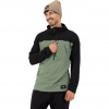 Mons Royale Offgrid Merino Fleece 1/2 Zip, jerseu, bărbați, verde/negru
