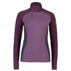 Mons Royale Olympus Half Zip, Dame, Into The Wild