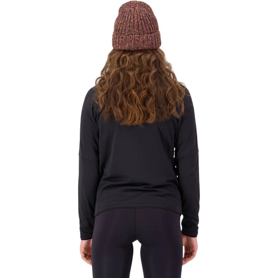 Mons Royale Quad Merino Fleece Jacket, bluza polarowa, damska, czarna