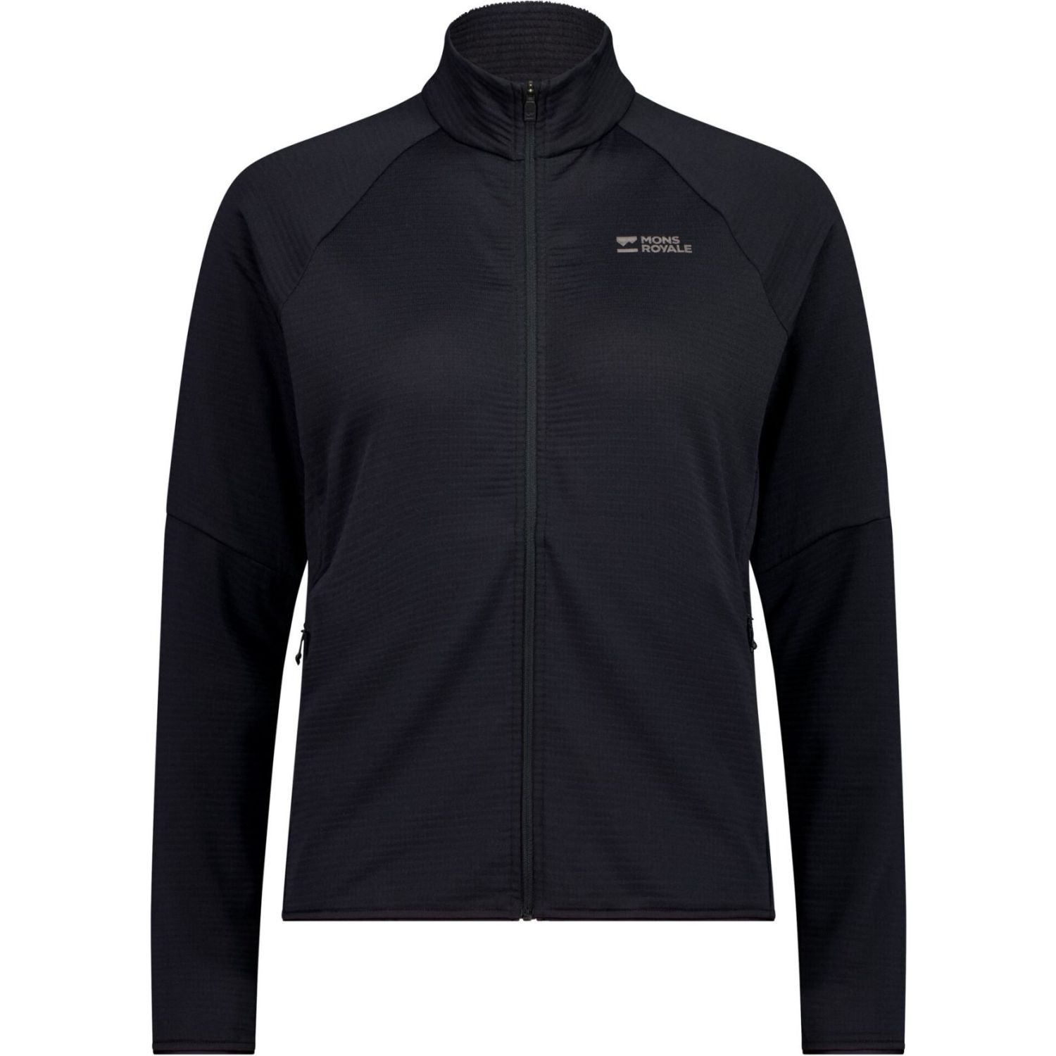 Mons Royale Quad Merino Fleece Jacket, fleecová bunda, dámská, černá