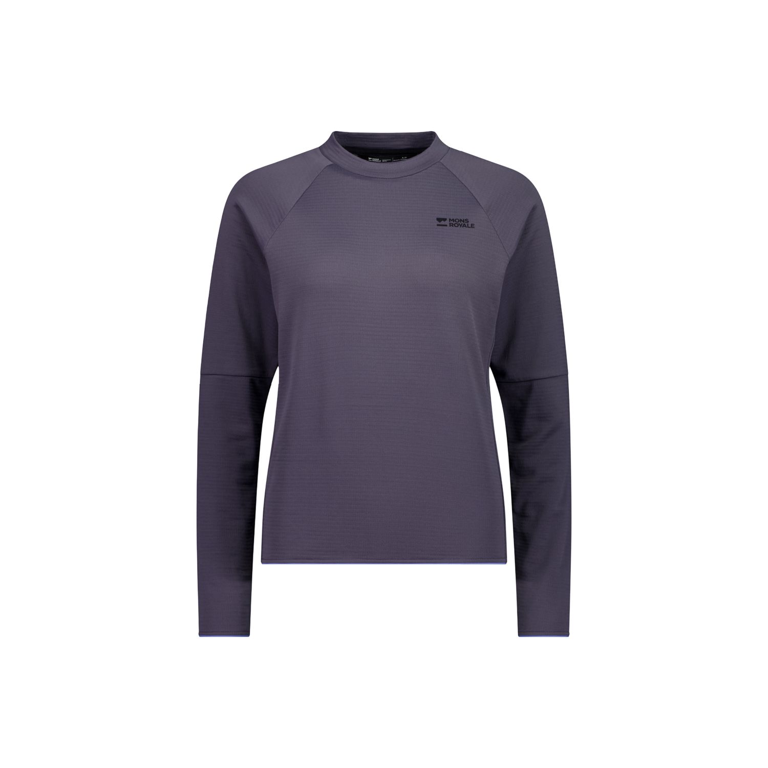 Mons Royale Quad Merino Fleece Pullover, Fleecepullover, Damen, lila