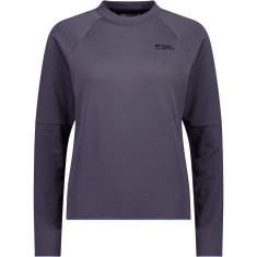 Mons Royale Quad Merino Fleece Pullover, forro polar, mujer, lila