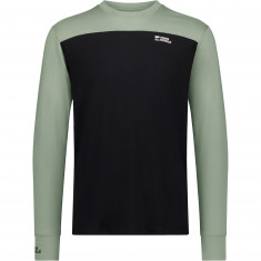 Mons Royale Yotei Merino, camiseta térmica, hombre, verde/negro