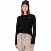 Mons Royale Yotei Merino Classic, camiseta térmica, mujer, negro