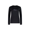 Mons Royale Yotei Merino Classic Long Sleeve, skiundertrøje, dame, sort