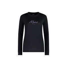 Mons Royale Yotei Merino Classic Long Sleeve, skiundertrøje, dame, sort