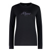 Mons Royale Yotei Merino Classic Long Sleeve, skiundertrøje, dame, sort