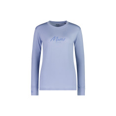 Mons Royale Yotei Merino Classic Long Sleeve, Skiunterhemd, Damen, blau