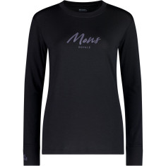 Mons Royale Yotei Merino Classic Long Sleeve, Undertrøye, Dame, Black