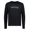 Mons Royale Yotei Merino Classic Long Sleeve, Undertrøye, Herre, Black