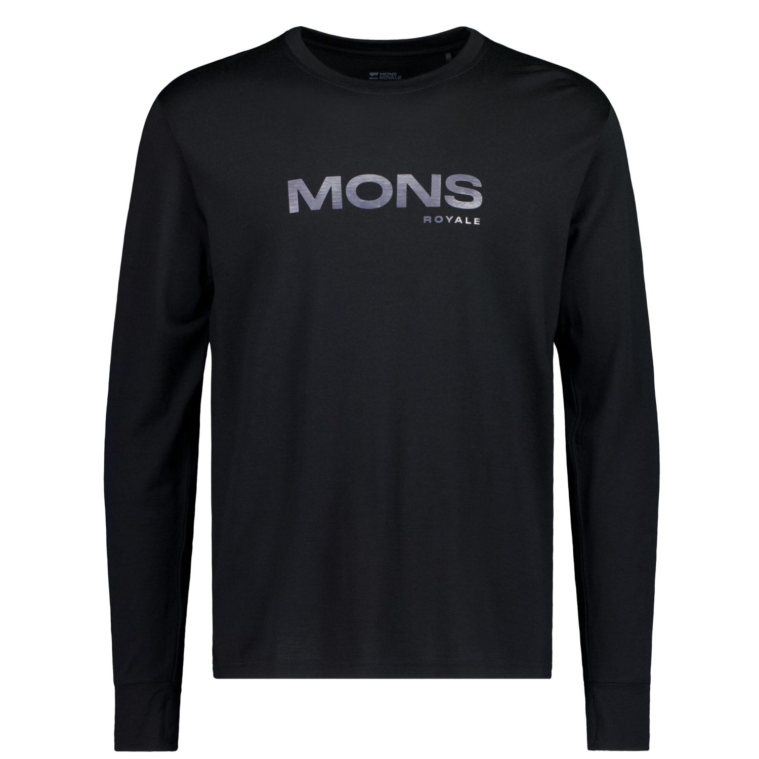 Mons Royale Yotei Merino Classic Long Sleeve, Undertrøye, Herre, Black